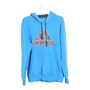 Adidas Mens L Long Sleeve Pullover Kangaroo Pocket Drawstring Hoodie Sweatshirt